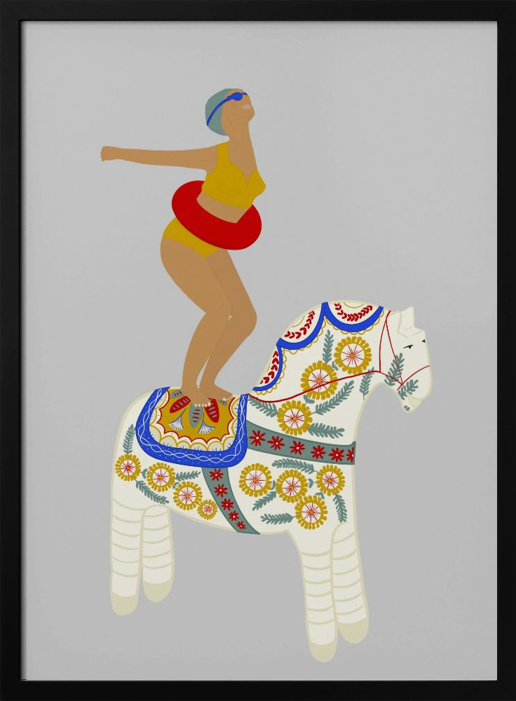 Póster - Little Pony dark wood poster frame