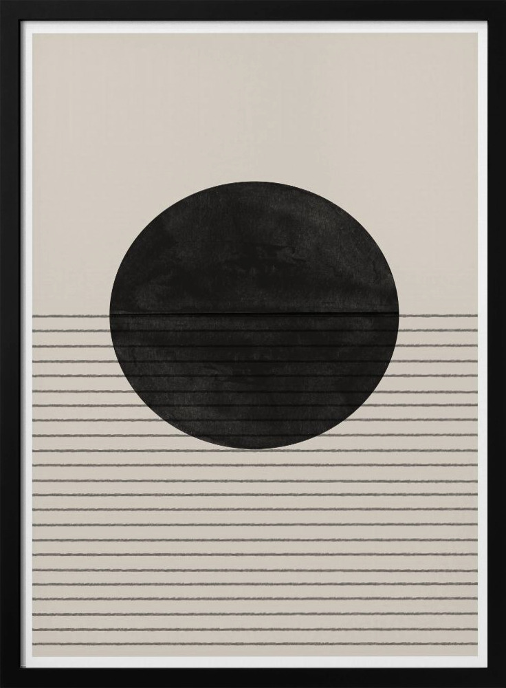Poster - B&B No4. dark wood poster frame