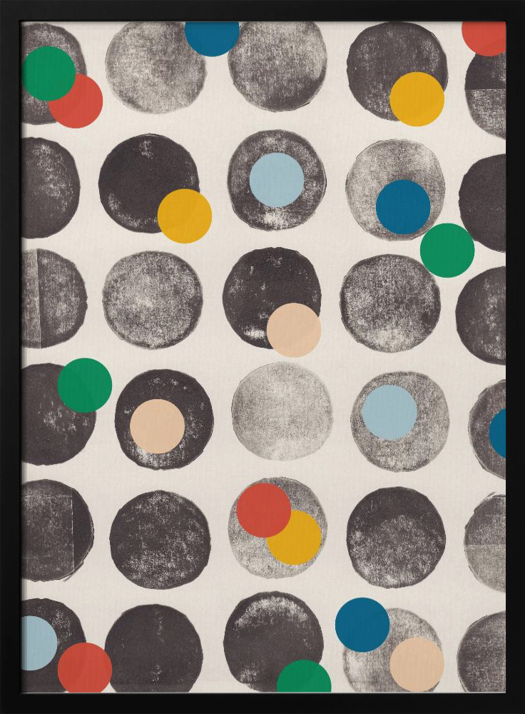 Poster - Add More Colors dark wood poster frame