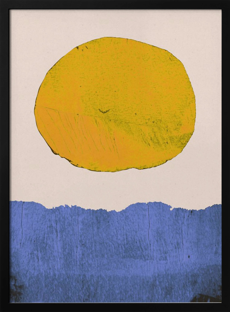 Poster - Summer Sun dark wood poster frame