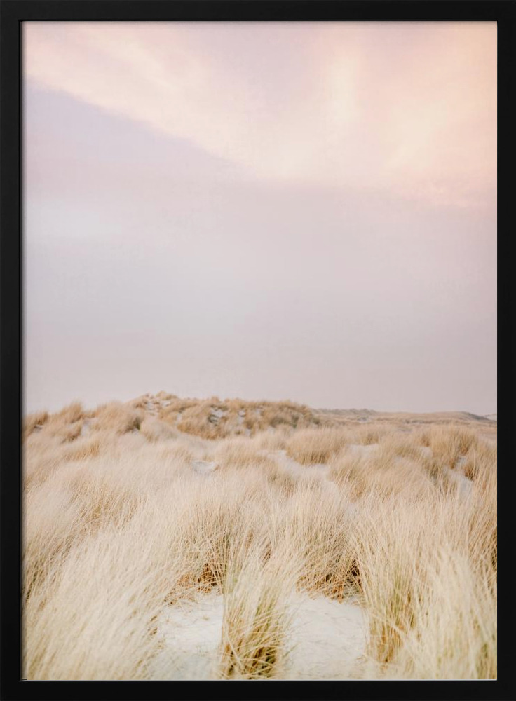 Poster - Ameland Dunes 2 posterframe van donker hout
