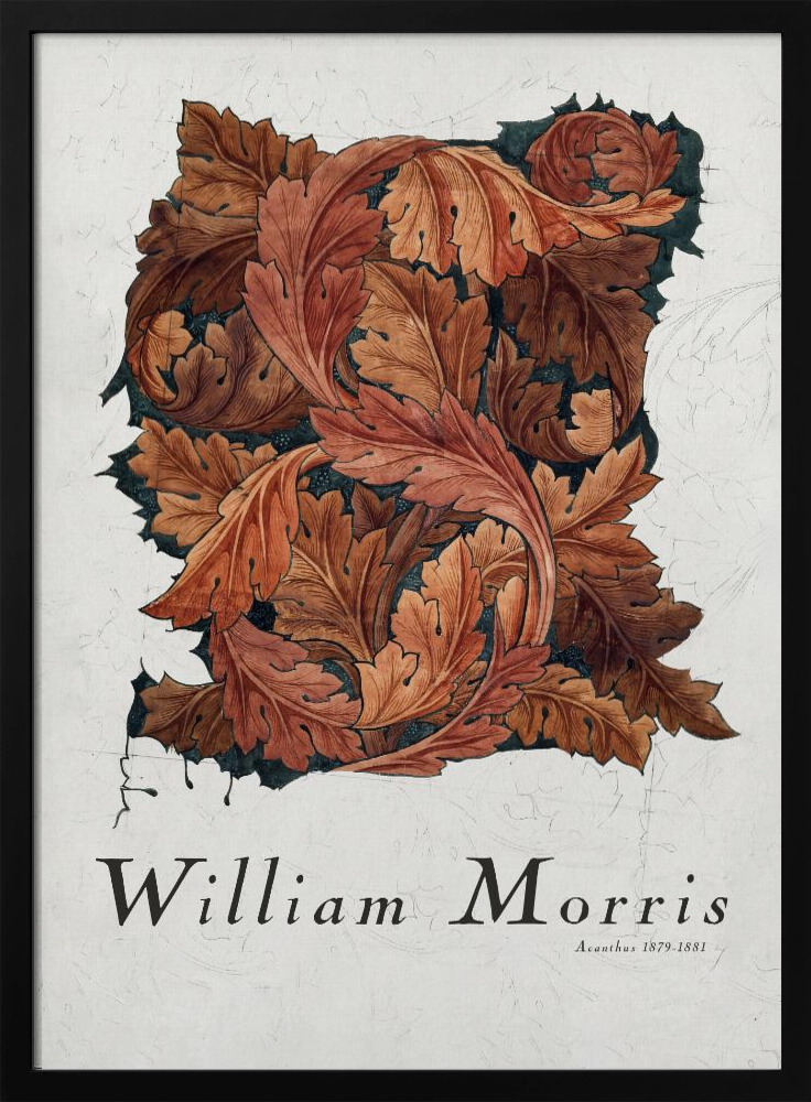 Poster - Acanthus dark wood poster frame