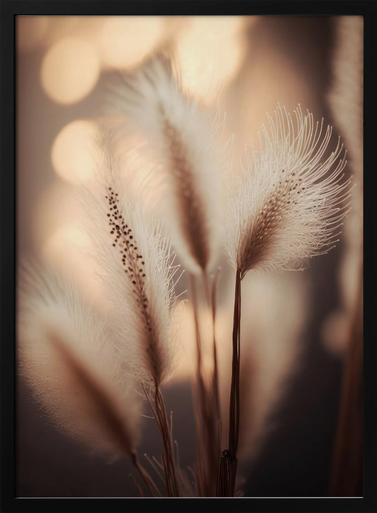 Poster - In The Morning Sun dark wood poster frame