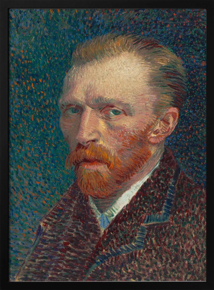 Juliste - Self-Portrait tumma puu julisteen kehys