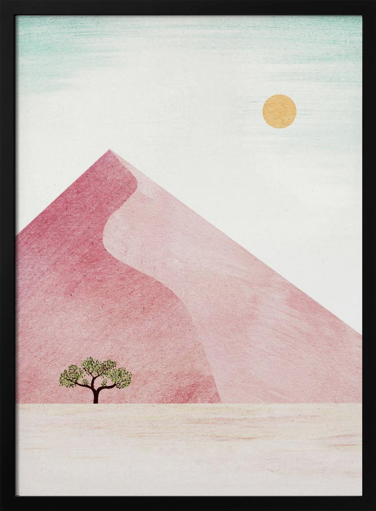 Poster - Sossuvlei dark wood poster frame