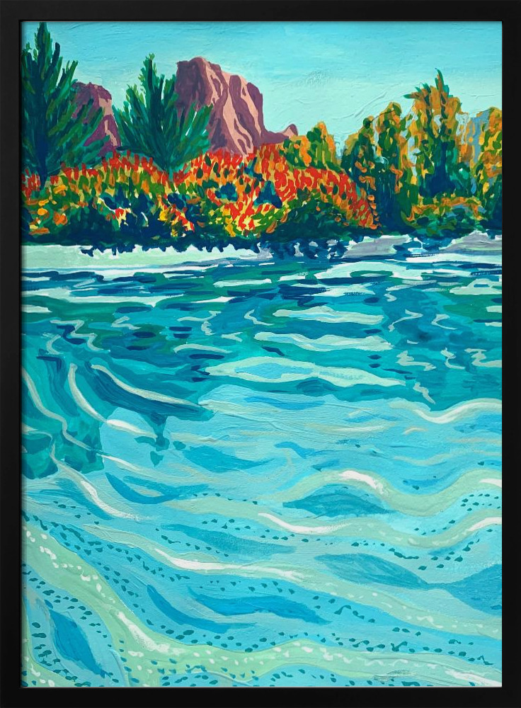 Póster - Sedona dark wood poster frame