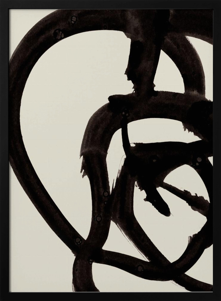 Poster - Atienne dark wood poster frame