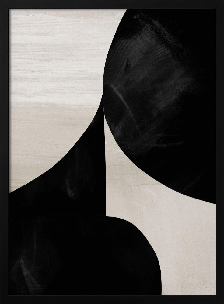 Poster - Night dark wood poster frame