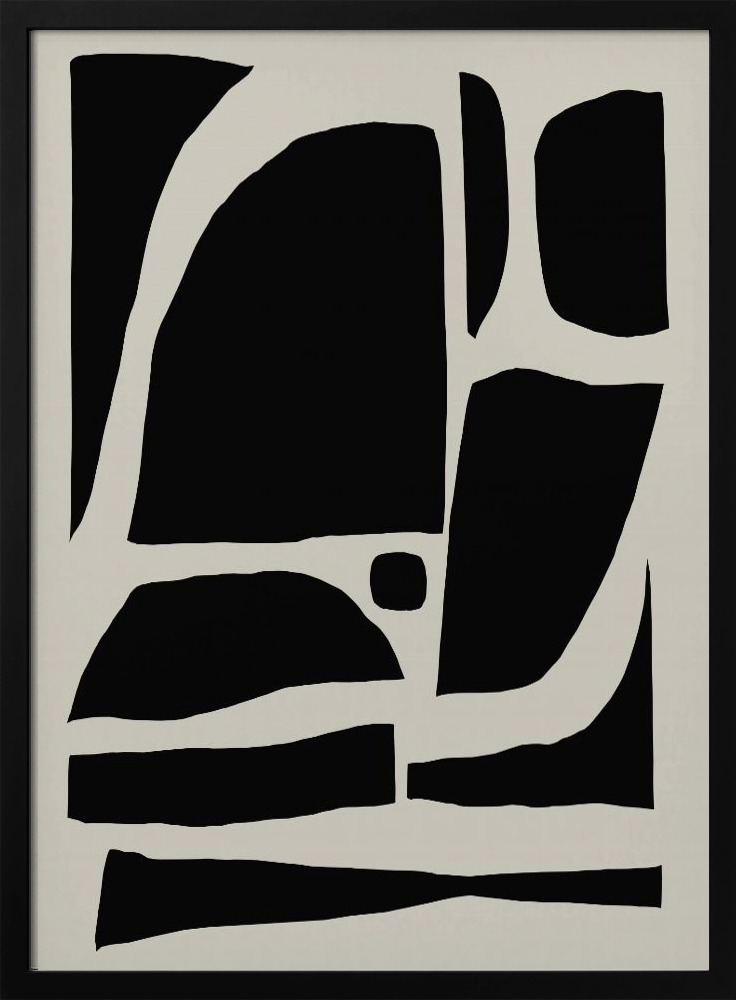 Poster - Pieces dark wood poster frame