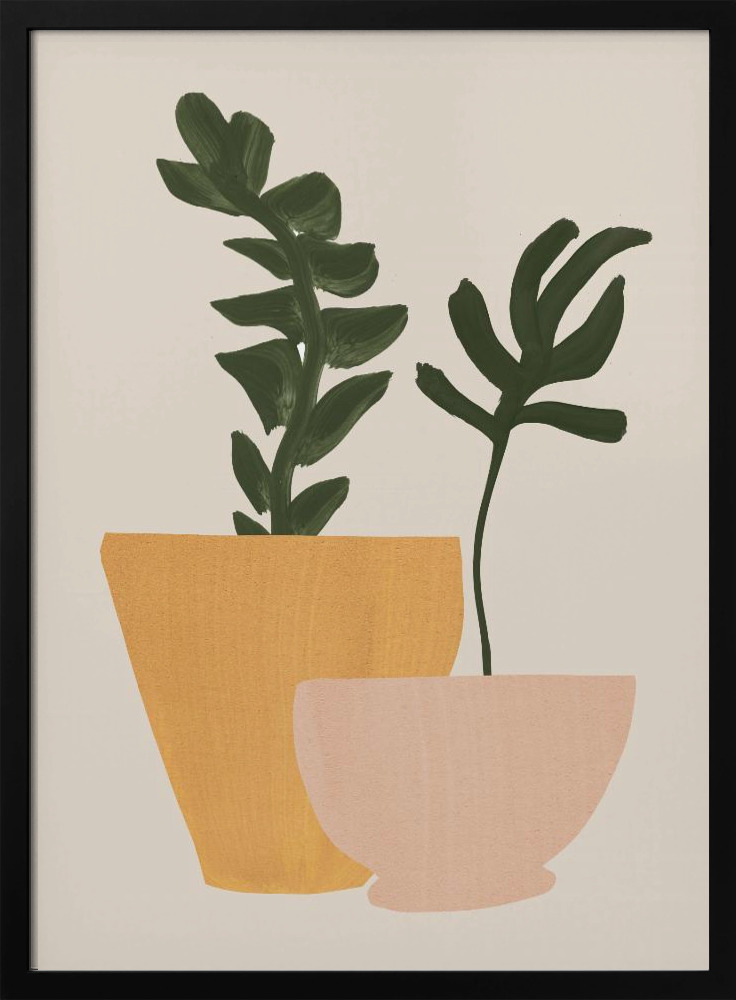 Poster - Planted dark wood poster frame
