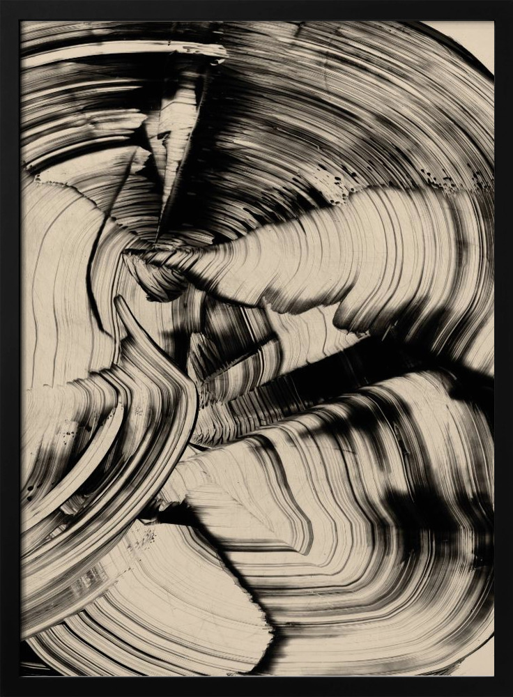 Affiche - Tornado cadre de poster en bois foncé