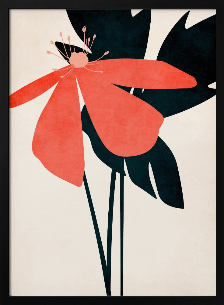 Poster - Thinking of You posterframe van donker hout