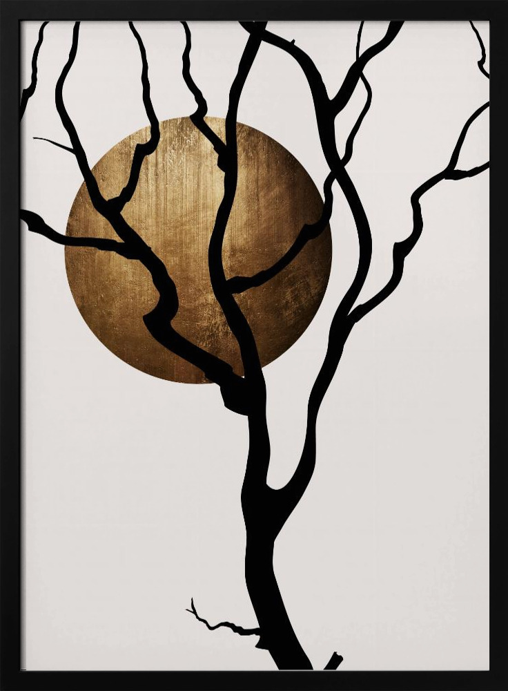 Poster - Mystic Fairytales dark wood poster frame