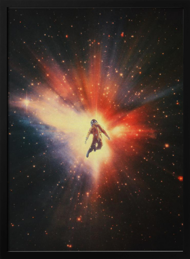 Poster - - The Creation dark wood poster frame