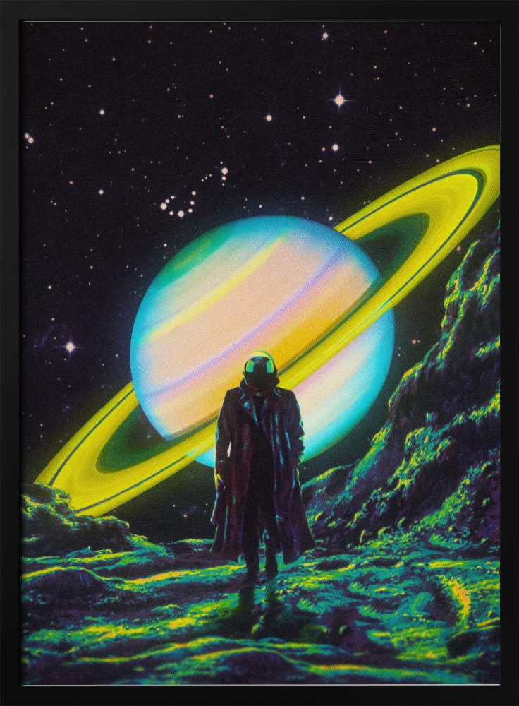 Poster - The Arrival dark wood poster frame