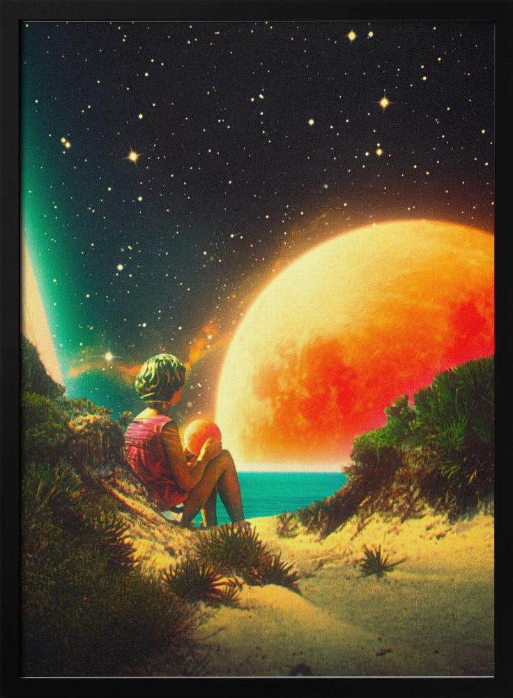 Poster - Hope dark wood poster frame