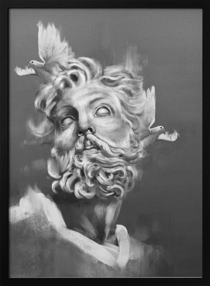 Póster - Monument of You dark wood poster frame