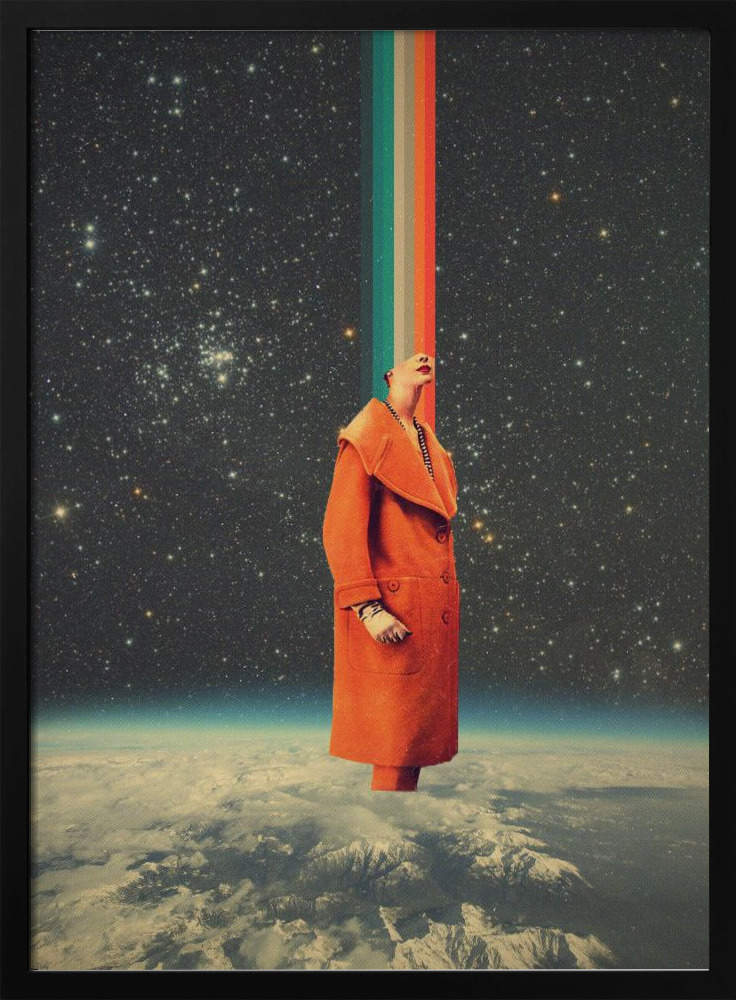 Poster - Spacecolor dark wood poster frame