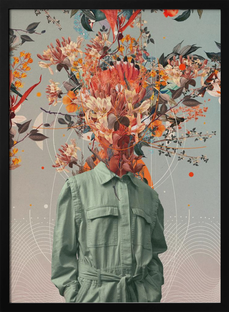 Poster - You Smell Like Home dark wood poster frame