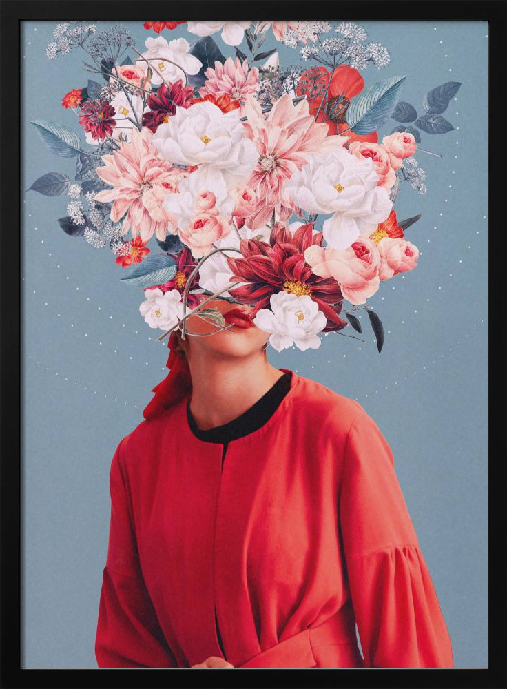 Poster - We Gathered In Spring dark wood poster frame