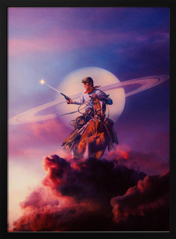 Poster - Justice dark wood poster frame