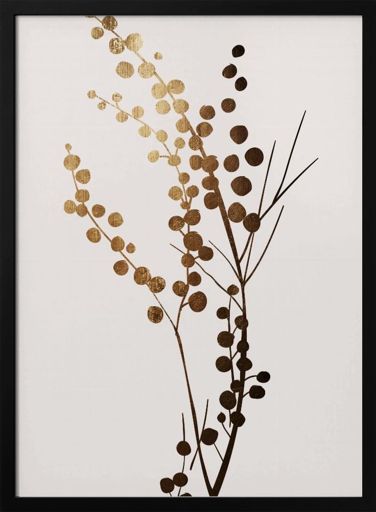 Poster - Golden Brench  1 dark wood poster frame
