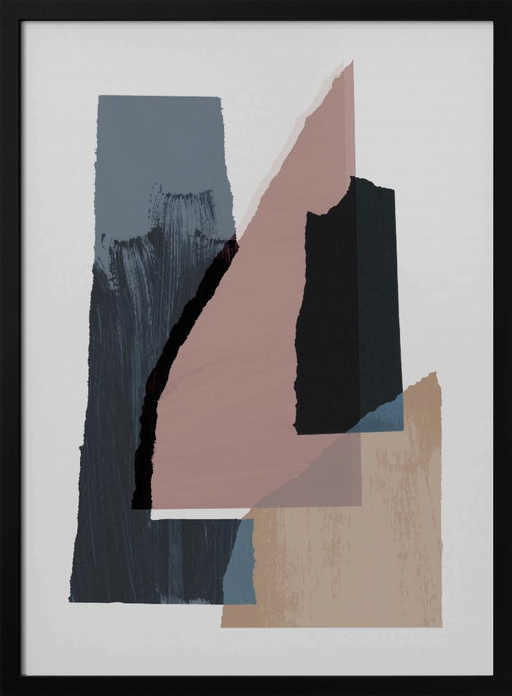 Poster - Pieces 2 dark wood poster frame