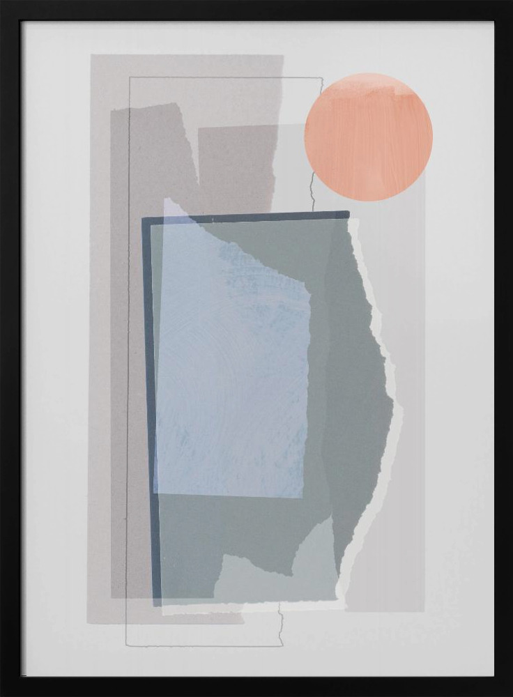 Affiche - Pieces 10B cadre de poster en bois foncé