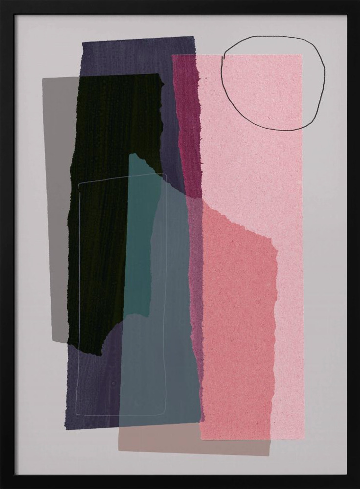 Poster - Pieces 5C dark wood poster frame