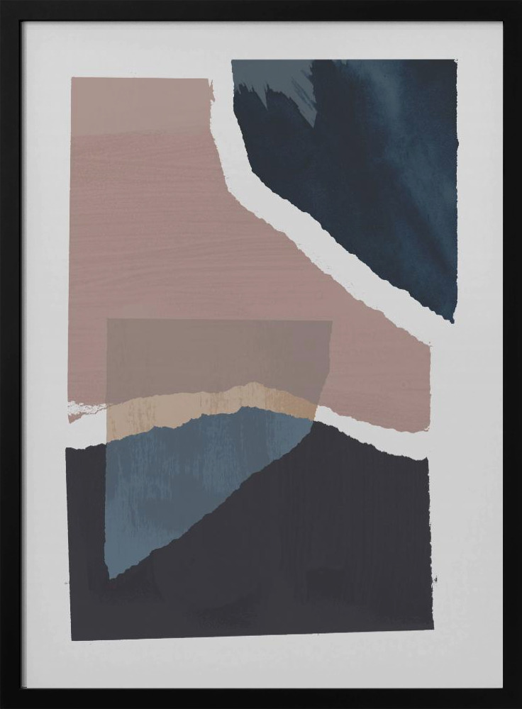 Poster - Pieces 13 dark wood poster frame