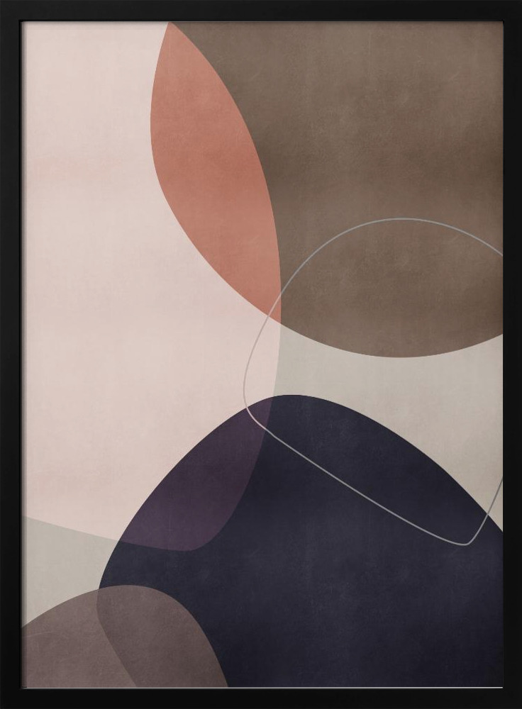 Affiche - Graphic 209X cadre de poster en bois foncé