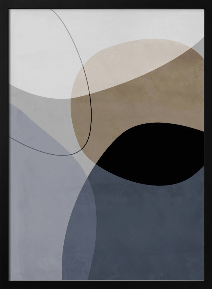 Affiche - Graphic 210Y cadre de poster en bois foncé