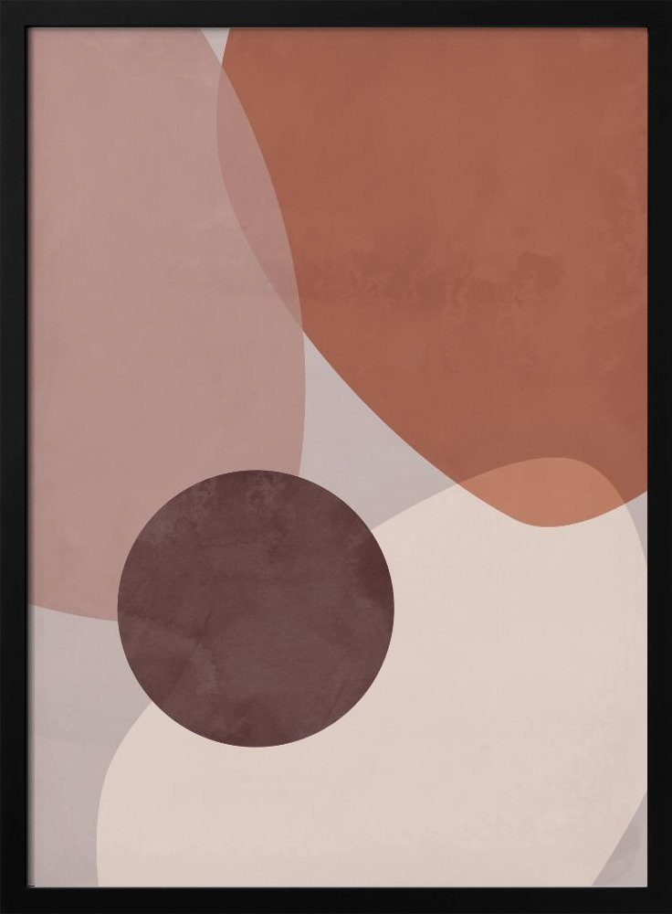 Poster - - Graphic 211 posterframe van donker hout