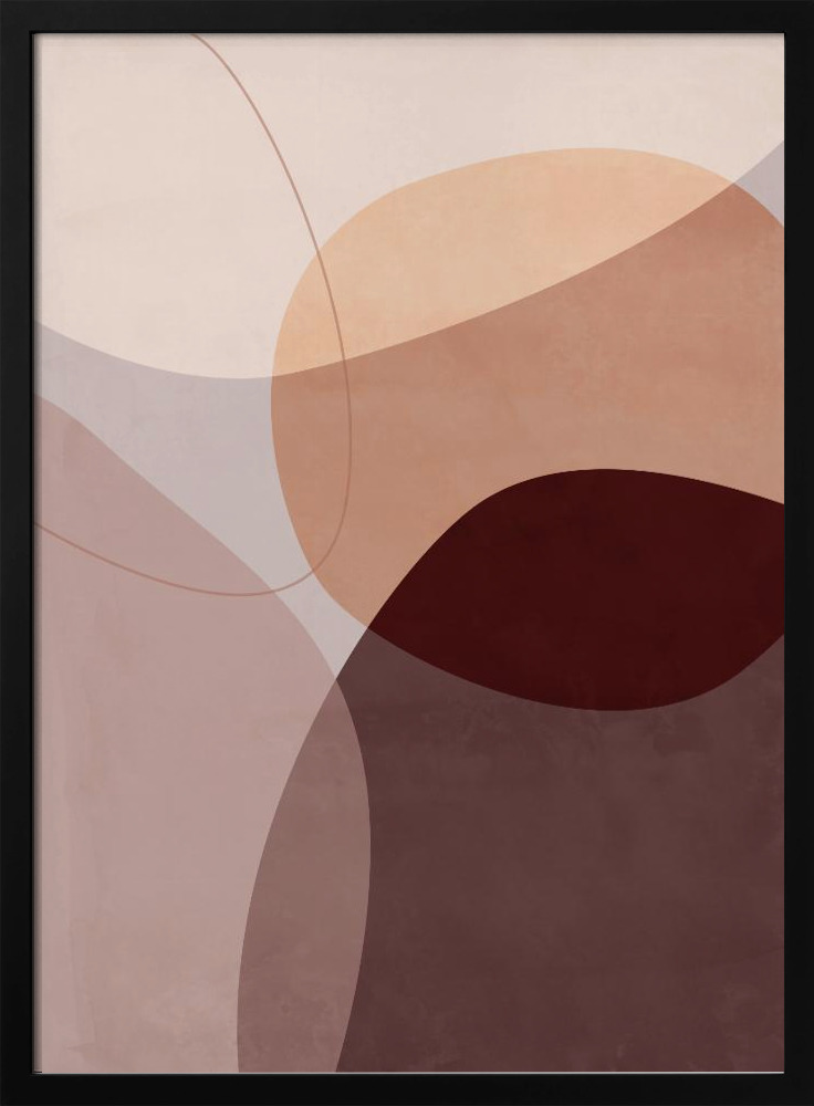 Poster - - Graphic 211Y dark wood poster frame