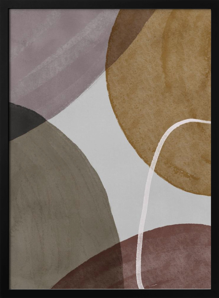 Poster - Graphic 235 dark wood poster frame