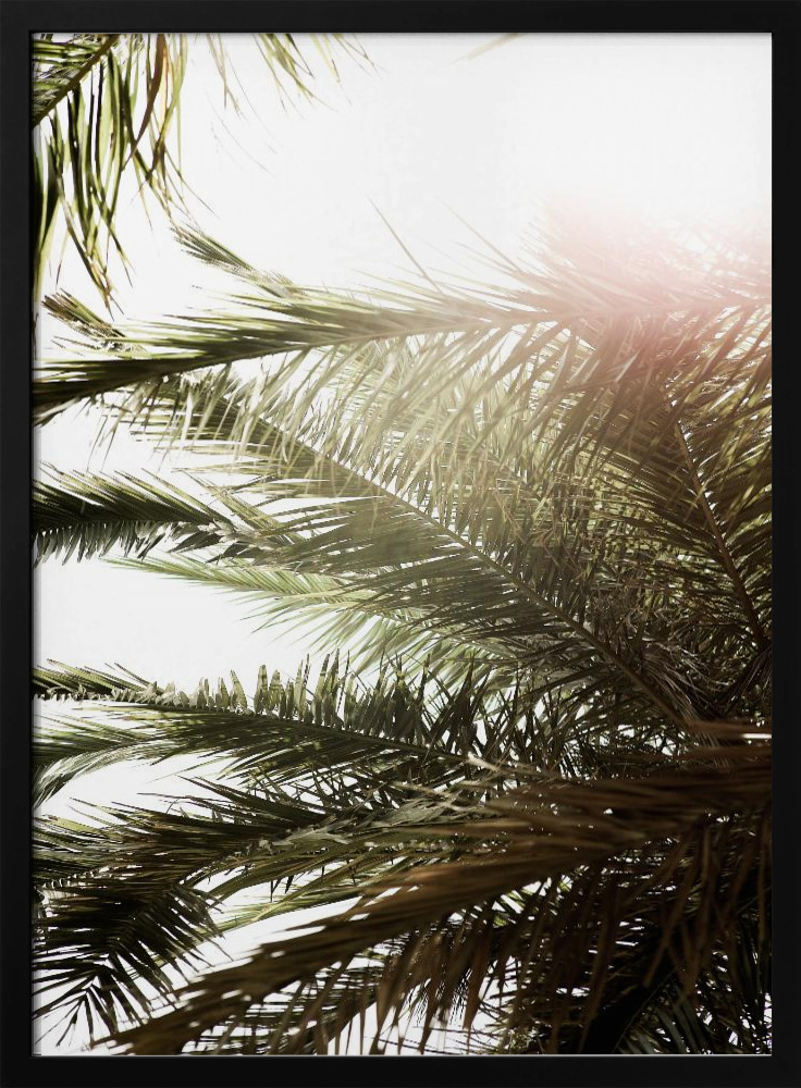 Affiche - Glow cadre de poster en bois foncé