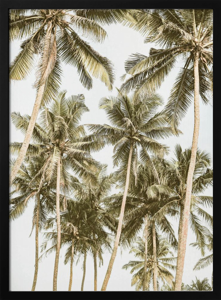 Affiche - Island Bliss cadre de poster en bois foncé