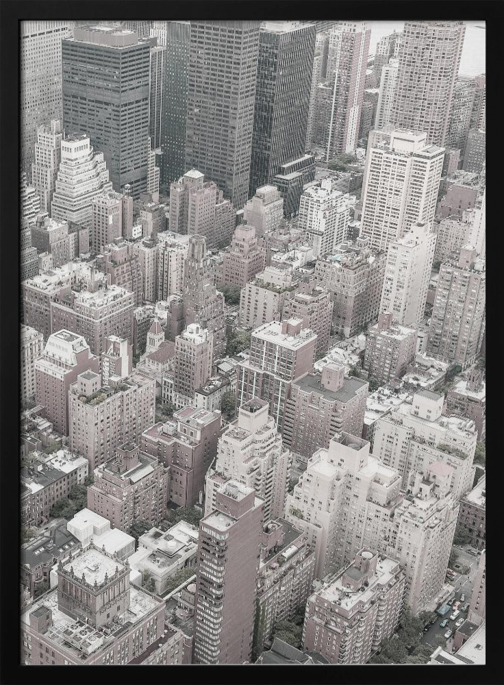 Juliste - Nyc tumma puu julisteen kehys