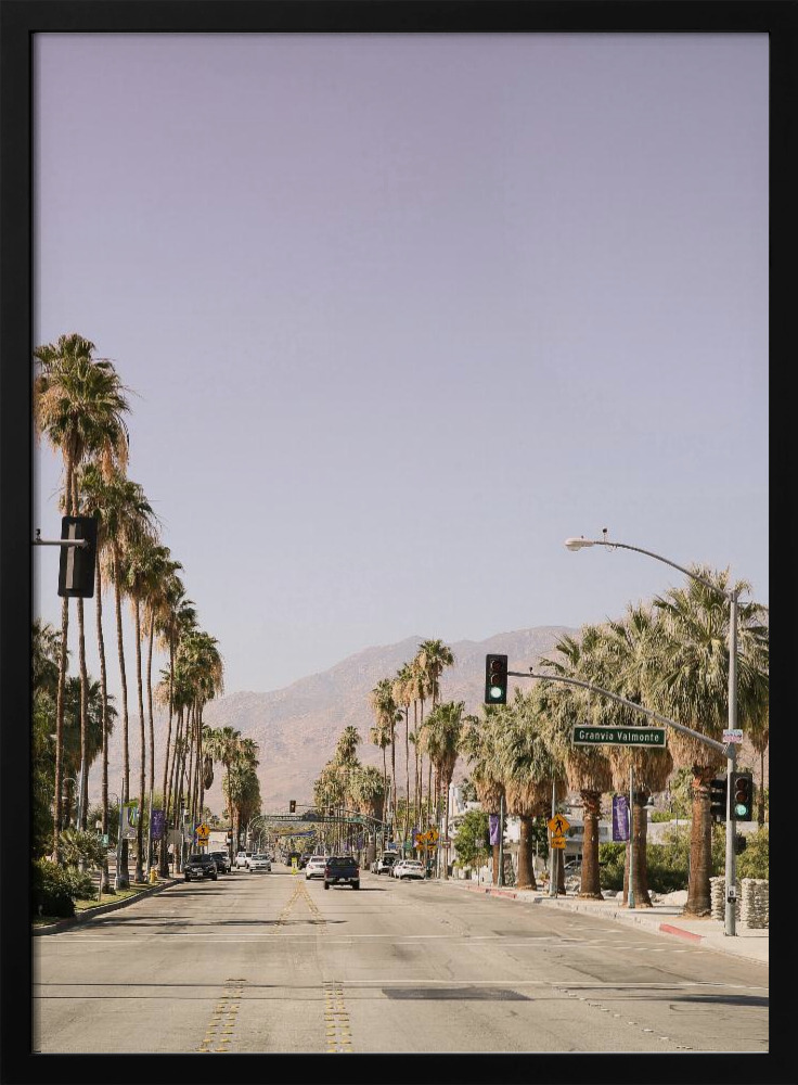Poster - Palm Spring dark wood poster frame