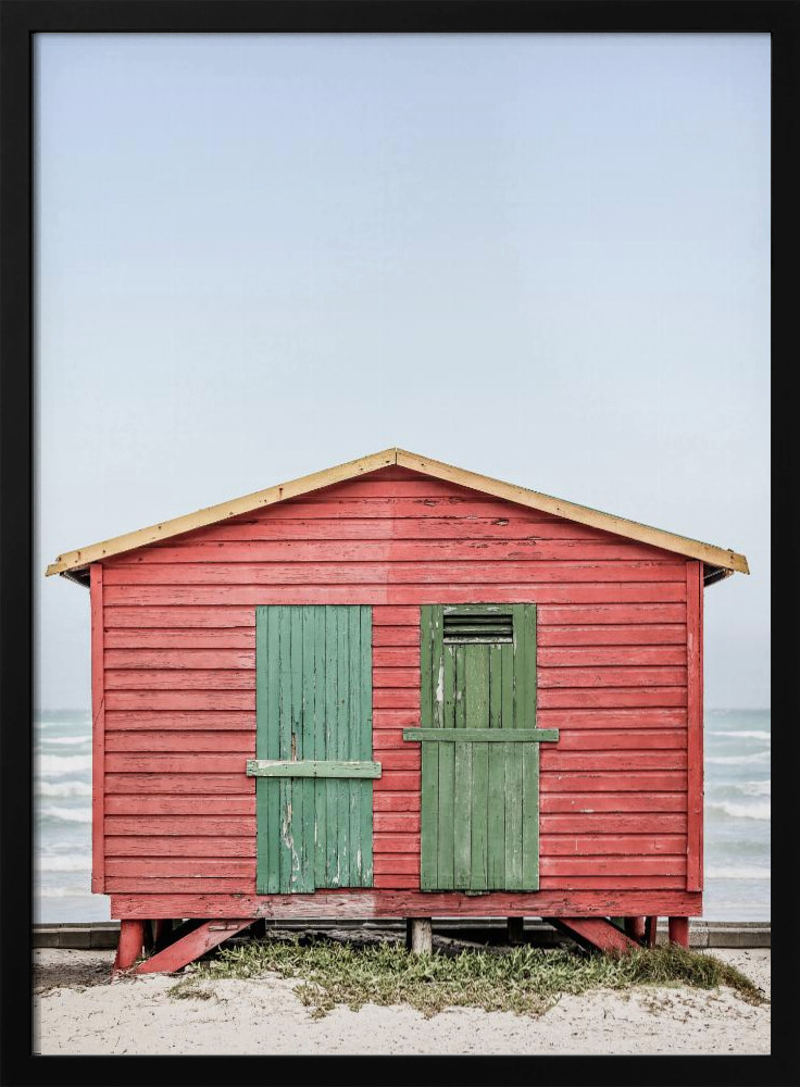 Poster - Red Hut dark wood poster frame
