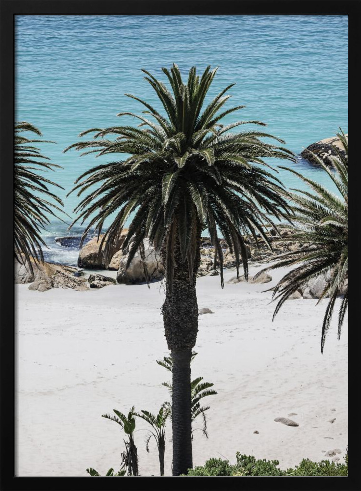 Poster - Secret Sands dark wood poster frame