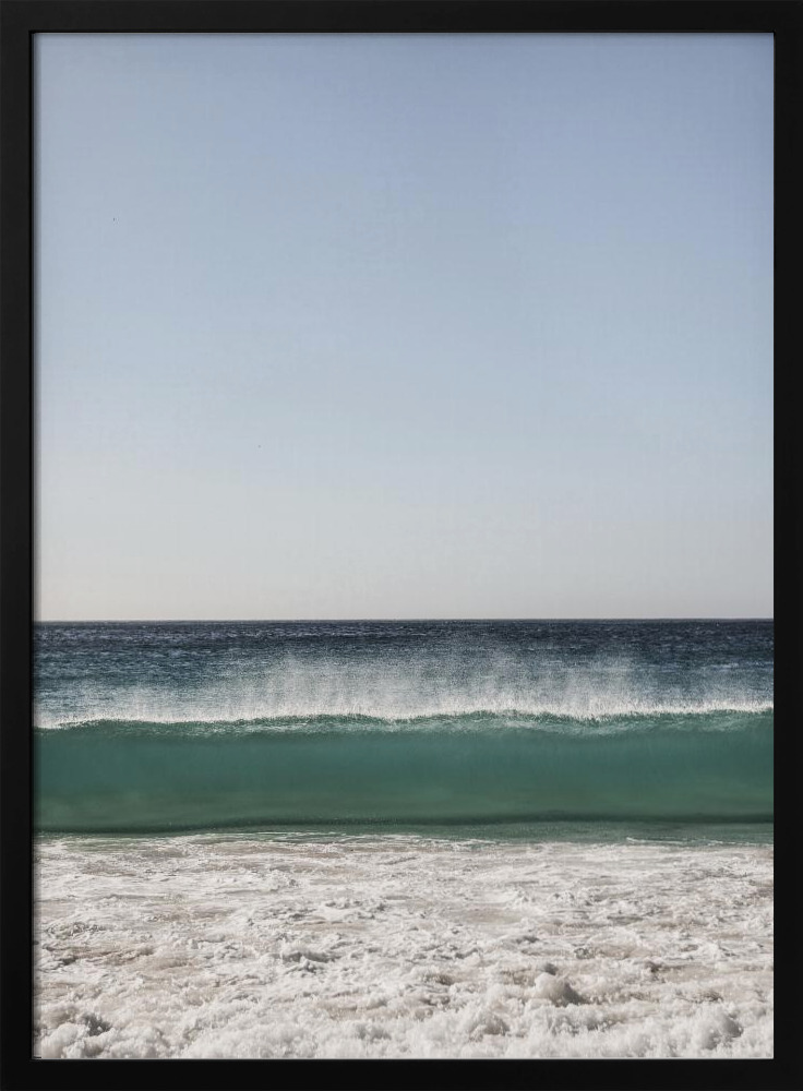 Affiche - Shorelines cadre de poster en bois foncé