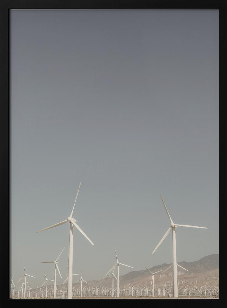 Poster - Windy dark wood poster frame