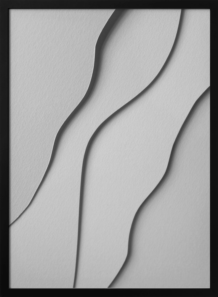 Poster - Paper Studies 28 dark wood poster frame