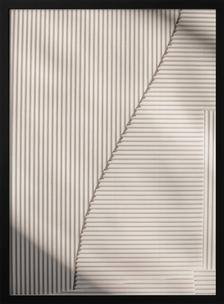 Poster - Paper Studies 4 dark wood poster frame