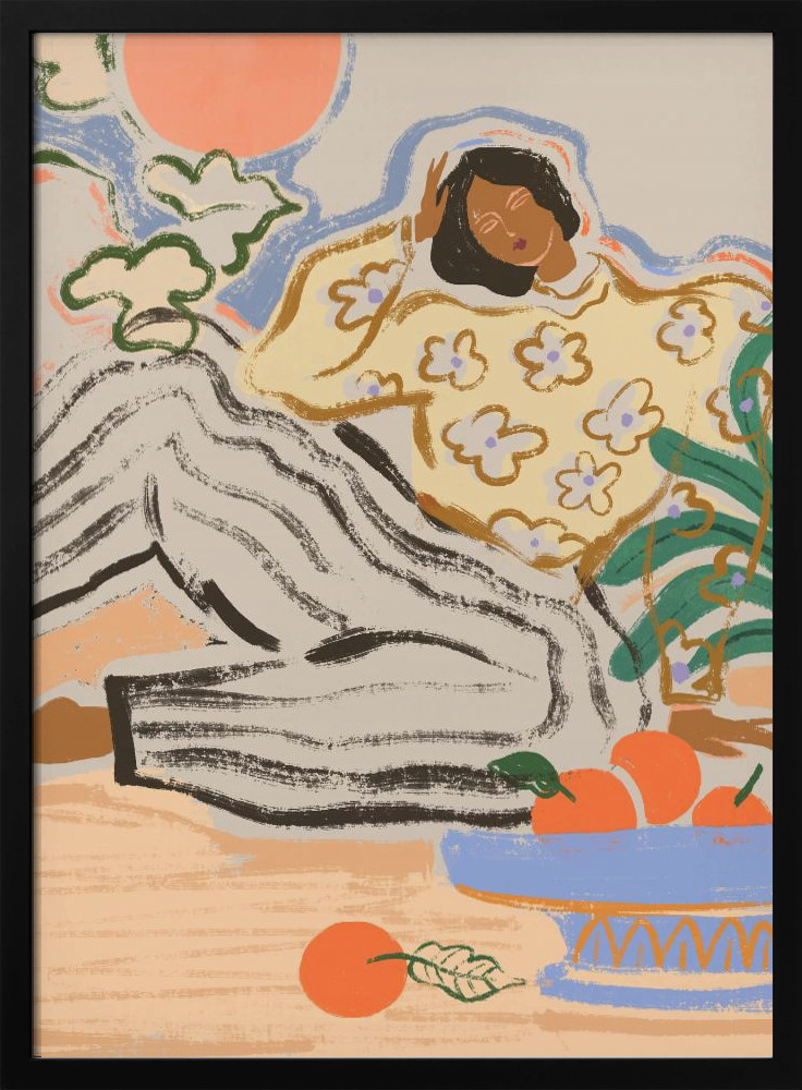 Poster - Lazydays dark wood poster frame