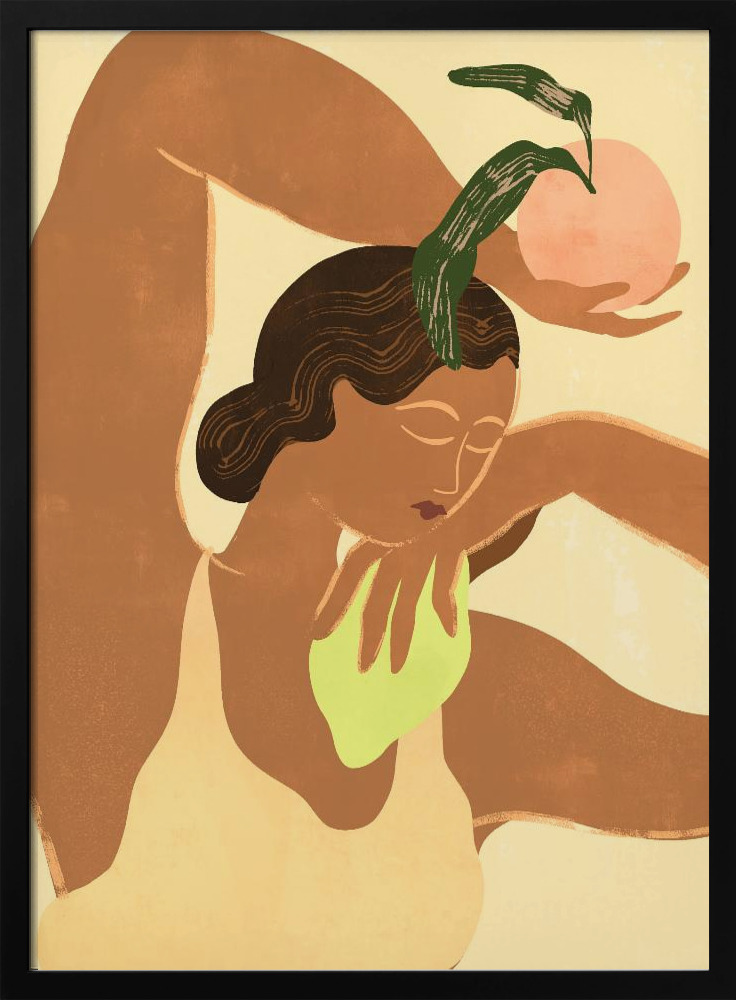 Poster - Lemonapple dark wood poster frame