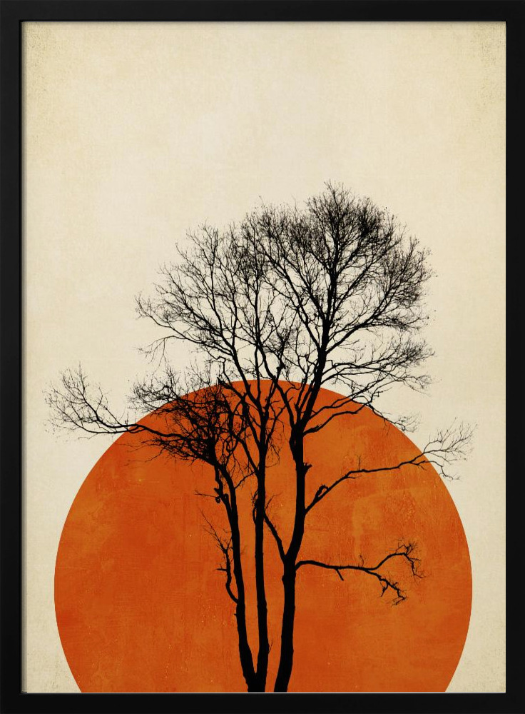 Poster - In the Wilderness posterframe van donker hout