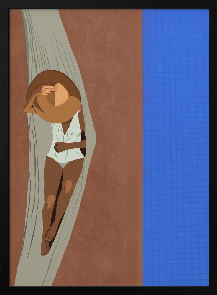 Poster Ratio 3x4 Print By Bohonewart Copy 10 - Affisch posterram i mörkt trä