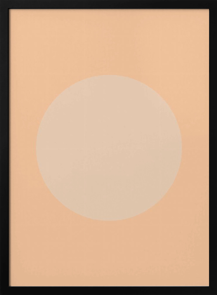 Affiche - Peach 46 cadre de poster en bois foncé